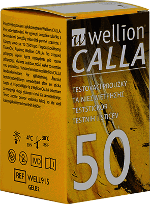 Wellion Calla testovací proužky 50 ks