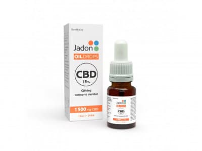 Jadon Oil Drops konopný destilát CBD 15% 10 ml
