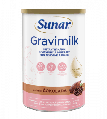 Sunar Gravimilk s příchutí čokoláda 450g