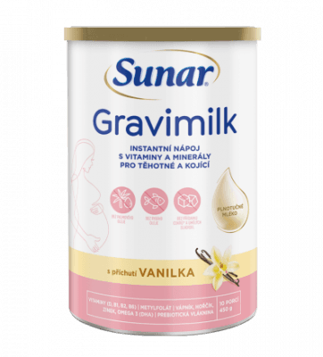 Sunar Gravimilk s příchutí vanilka 450g