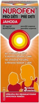 NUROFEN PRO DĚTI JAHODA POR 20MG/ML POR SUS 100 ML II