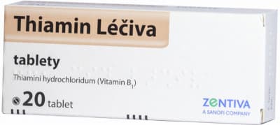 THIAMIN LÉČIVA POR 50MG TBL NOB 20