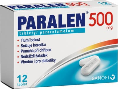 PARALEN POR 500MG TBL NOB 12