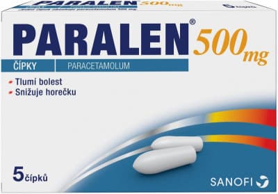 PARALEN RCT 500MG SUP 5