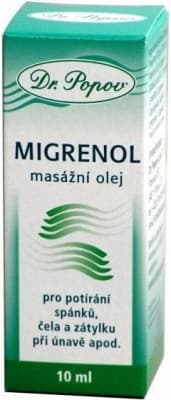 Dr. Popov Migrenol masážní olej 10 ml