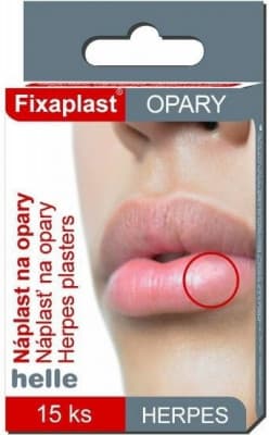 Fixaplast Herpes náplast na opary 15 ks