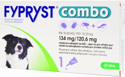 Fypryst Combo Spot-on Dog M 10-20 kg 1 x 1,34 ml