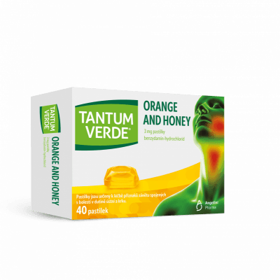 TANTUM VERDE ORANGE AND HONEY ORM 3MG PAS 40