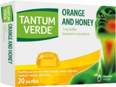 TANTUM VERDE ORANGE AND HONEY ORM 3MG PAS 20