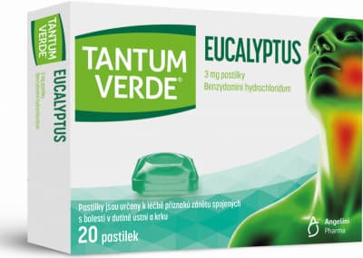 TANTUM VERDE EUCALYPTUS ORM 3MG PAS 20