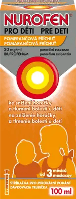 NUROFEN PRO DĚTI POR 20MG/ML POR SUS 100ML II