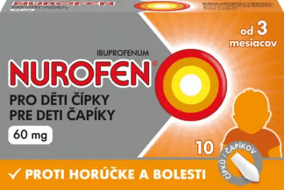 NUROFEN PRO DĚTI RCT 60MG SUP 10