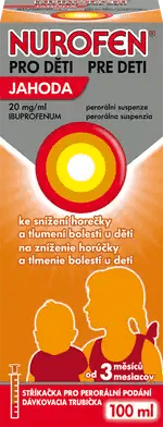 NUROFEN PRO DĚTI JAHODA POR 20MG/ML POR SUS 100 ML II