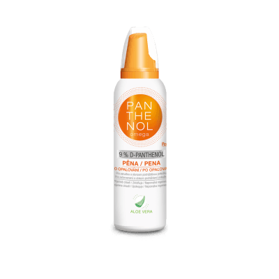 Panthenol Omega chl.pěna po opal.Aloe ver.9% 200ml