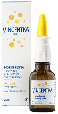 Vincentka nosní sprej JUNIOR hypotonický 25 ml