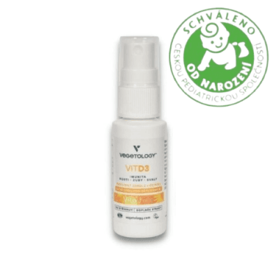 Vegetology Vitashine sprej. Vitamín D3 1000 iu 20 ml