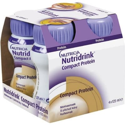 NUTRIDRINK COMPACT PROTEIN S PŘÍCHUTÍ KÁVY POR SOL 4X125ML