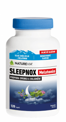 NatureVia Sleepnox Melatonin 120 kapslí
