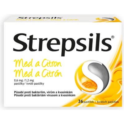 STREPSILS MED A CITRON ORM 0,6MG/1,2MG PAS 36