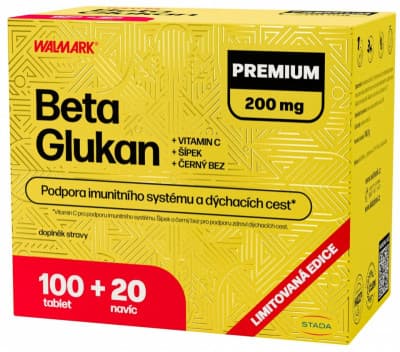 Walmark Beta Glukan 200mg 100 + 20 tablet