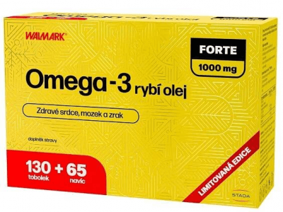 Walmark Omega 3 Forte 1000mg 130+65 tablet Promo 2025