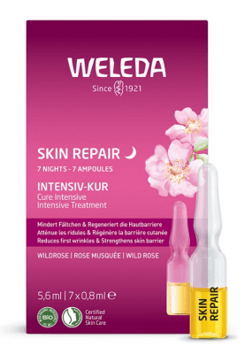 WELEDA Skin Repair inten.kúra Div.růže amp.7 x 0.8 ml