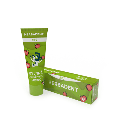 HERBADENT KIDS Bylinná zubní pasta JABLKO 75 g