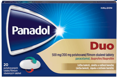 PANADOL DUO 500MG/200MG TBL FLM 20