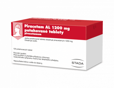 PIRACETAM AL POR 1200MG TBL FLM 120