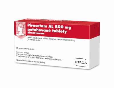 Piracetam AL 800 por.tbl.flm. 60 x 800 mg
