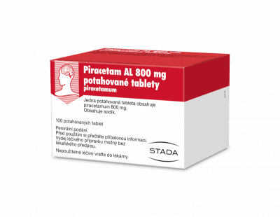 Piracetam AL 800 por.tbl.flm. 100 x 800 mg