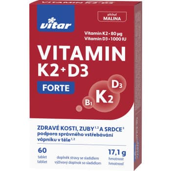 Vitar Vitamin K2+D3 Forte tablet 60