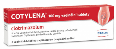 COTYLENA 100MG VAG TBL NOB 6