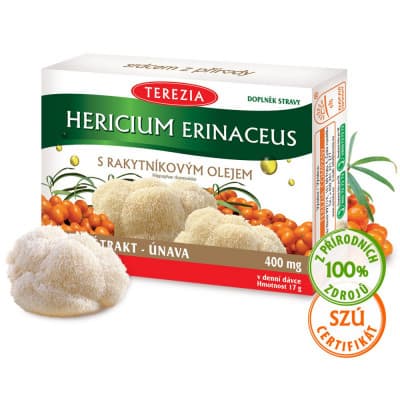 Terezia Company Hericium erinaceus s rakytníkovým olejem 60 kapslí