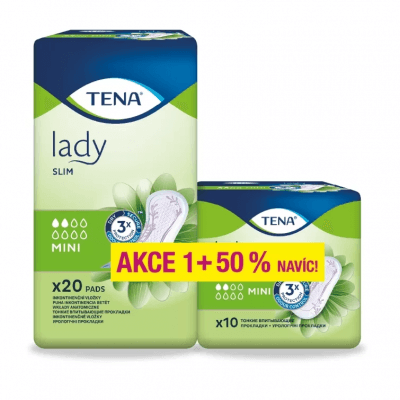 TENA Lady Slim Mini +50% navíc ink.vložky 760293