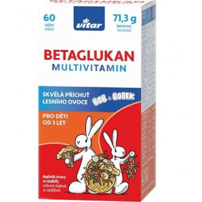 Vitar Kids Betaglukan Multivitamin 60 tablet