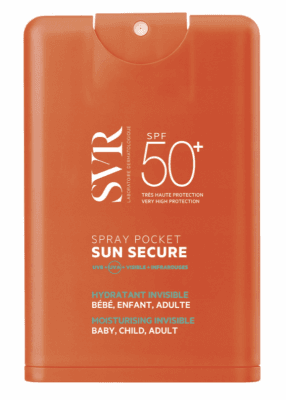 SVR Sun Secure sprej na opalování SPF50+ Moisturising Invisible Pocket Spray 20 ml