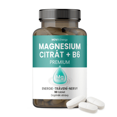 MOVit Magnesium Citrát 100 mg + B6 90 tablet