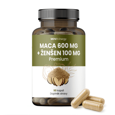 Movit Maca 600 mg + Ženšen 100 mg 90 kapslí