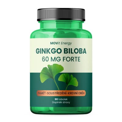 MOVit Ginkgo Biloba 60 mg Forte, 90 tobolek