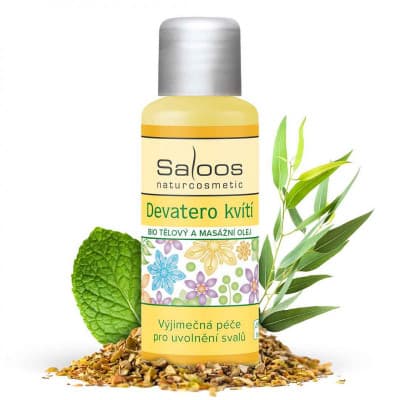 Saloos tělový a masážní olej Devatero kvítí 50 ml