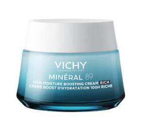 Vichy Mineral89 100H Krém pro podporu hydratace Rich bez parfému 50 ml