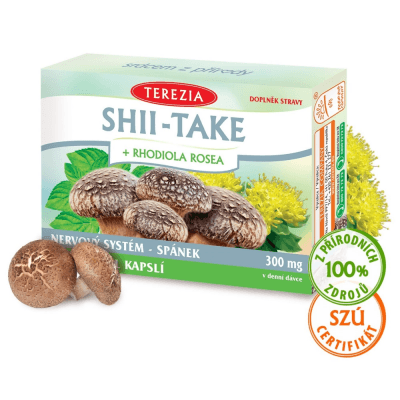 Terezia Company Shii Take + Rhodiola Rosea 60 kapslí