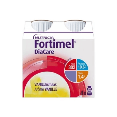 FORTIMEL DIACARE S PŘÍCHUTÍ VANILKOVOU POR SOL 4X200ML