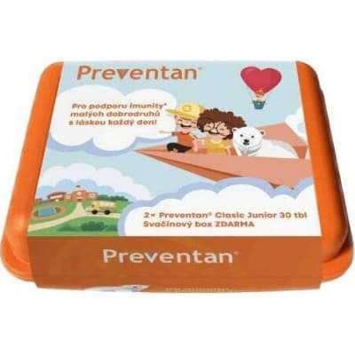 Preventan Clasic Junior 2 x 30 tablet + svačinový box 2025