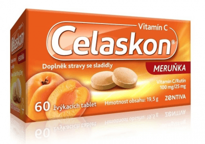 Celaskon Meruňka 100mg 60 tablet