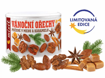 Mixit VÁNOČNÍ OŘÍŠKY 150 g PEČENÉ V MEDU A KARAMELU