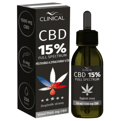 Clinical CBD 15% full spectrum 10 ml