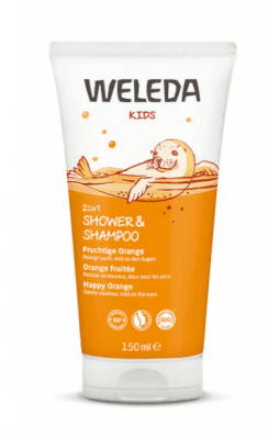 Weleda 2v1 sprchový krém a šampon Šťastný pomeranč 150 ml