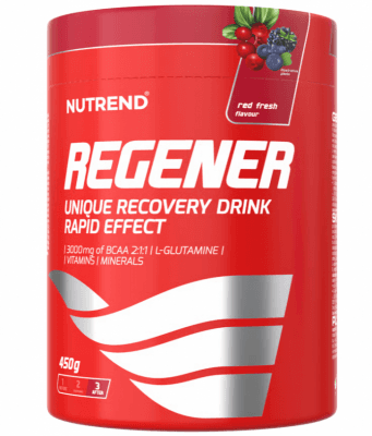 Nutrend Energetický nápoj Regener red fresh 450 g